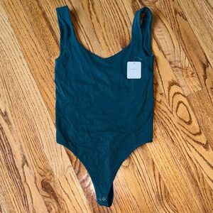 Free People Deep Green Bodysuit